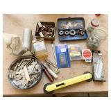 ROLLER KNIFE, KROIL OIL, TAPE MEASURE, SHARPENING