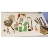 HARDWARE, SAW, PIPE WRENCH, ETC.