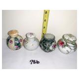 HAND PAINTED AND ENAMELED SHAKERS