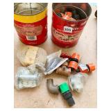 GARDEN HOSE COUPLING, NYLON BINDINGS