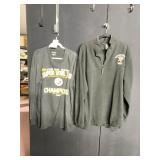 FLEECE ZIPPER FRONT SUPER BOWL SHIRT 2X