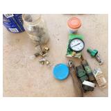 GAS BALL VALVE, TACKS, FITTINGS, ETC.