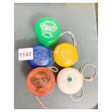 COLLECTABLE YO YO 5 DIFFERENT