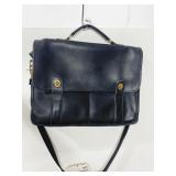 BLACK LEATHER BRIEFCASE BY LAURA USA