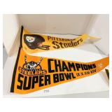 STEELERS CHAMPIONS SUPER BOWL PENNANTS
