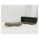 TIN NEW YORK CENTRAL TRAIN CAR AND FLAT BED,