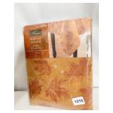 50" X 102" MAPLE LEAF TABLECLOTH