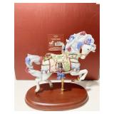 THE 2008 CHRISTMAS CAROUSEL HORSE NIB $168.00