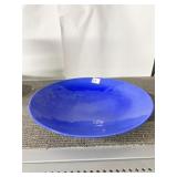 BLUE DECORATIVE BOWL SIGNED MALERAS