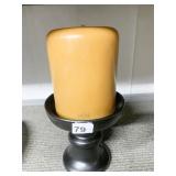 HUDSON / GRACE CANDLE HOLDER & CANDLE