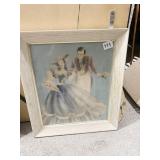 PRINT LADY & MAN 17 X 14.5