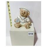 FIRST MATE LENOX TEDDY BEAR FIGURINE IN BOX