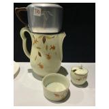 JULE T TEAPOT W/ DRIP INSERT CHIP ON RIM, MISC.