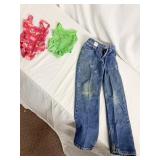 GIRLS SZ 7X SLIM JEANS CRB, SWIMSUITS