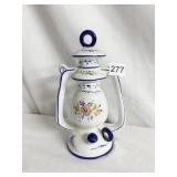 LANTERN FIGURINE HAND PAINTED
