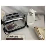 CUISINART TOASTER, HAMILTON BEACH CAN OPENER