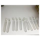 5.57" L CRYSTAL PRISMS 11 PC