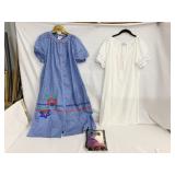 VINTAGE HOUSE DRESS & NIGHT GOWN SZ L