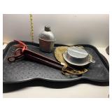 MUD TRAY FOR ENTRANCE, POLE HOLDERS, 2 CANTEENS