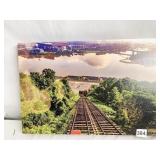 PITTSBURGH SKYLINE ON CANVAS PICTURE