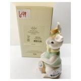BUNNY BOY W/ HAT 6.6" H NIB NEW IN BOX $39.00