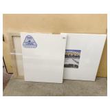3 SEALED ARTIST CANAS NEW 20" X 16"