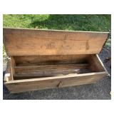 HAND MADE WOOD STORAGE BOX