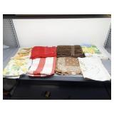 VARIOUS TOWELS, TABLE RUNNER