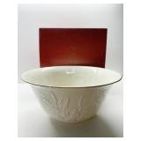 10" BOWL W/ HOLLY LEAVES ISSUE PRICE $115.00