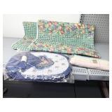 FRUIT PILLOWCASES, PLACE SETTING, ETC.