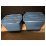 LOCKING TOP RUBBERMAID 21 GALLON CONTAINERS