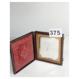 DAGUERREOTYPE YOUNG GIRL W/ BONNET 3.75 X 3.25"