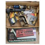 REVERSIBLE RATCHET DRIVER SET, REGULATOR ETC.
