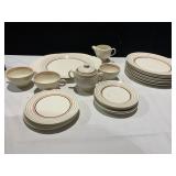 SALEM GEO. SALMON 23K GOLD RIM DISHES