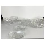 ASSORTED BOWLS, 4 OVAL DISHES