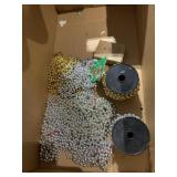 BEADS GOLD AND SILVER AND GOLD AND SILVER RINGS