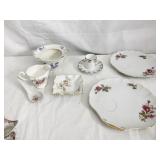 OLD FOLEY DISH, 2 LUNCHEON PLATES ETC.