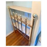 TWIN SIZE HEADBOARD BRASS FINISH