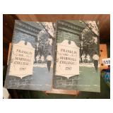 FRANKLIN AND MARSHALL COLLEGE 1967 & 1968