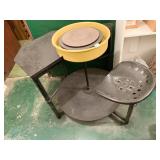 MANUAL POTTERY MAKING KICK WHEEL