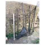 RAKES, PLANT SUPPORTS, HOES