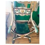 MEDIEVAL CARVED ARMCHAIR GOOD CONDITION