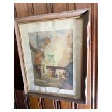 18X22 FRANK NEVILLE PRINT, NEEDS REMATTED