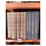 5 VOLUMES OF THE MADAME DE POMPADOUR BINDING
