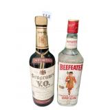 BEEFEATER DRY GIN LONDON SEALED CAP AND SEAGRAM
