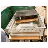 GQF MFG CO UNIVERSAL BOX BROODER W TROUGHS FOR