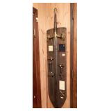 WINDLASS 35" GOLD TONE SWORD WITH RED VELVET