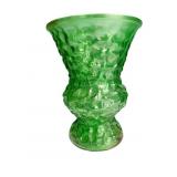 E. R BRODY CO. GREEN VASE 10" H