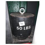 50 LB. WEIGHT, 3/8" O RING ON TOP