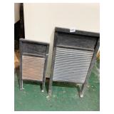 2 VINTAGE TIN WASHBOARDS